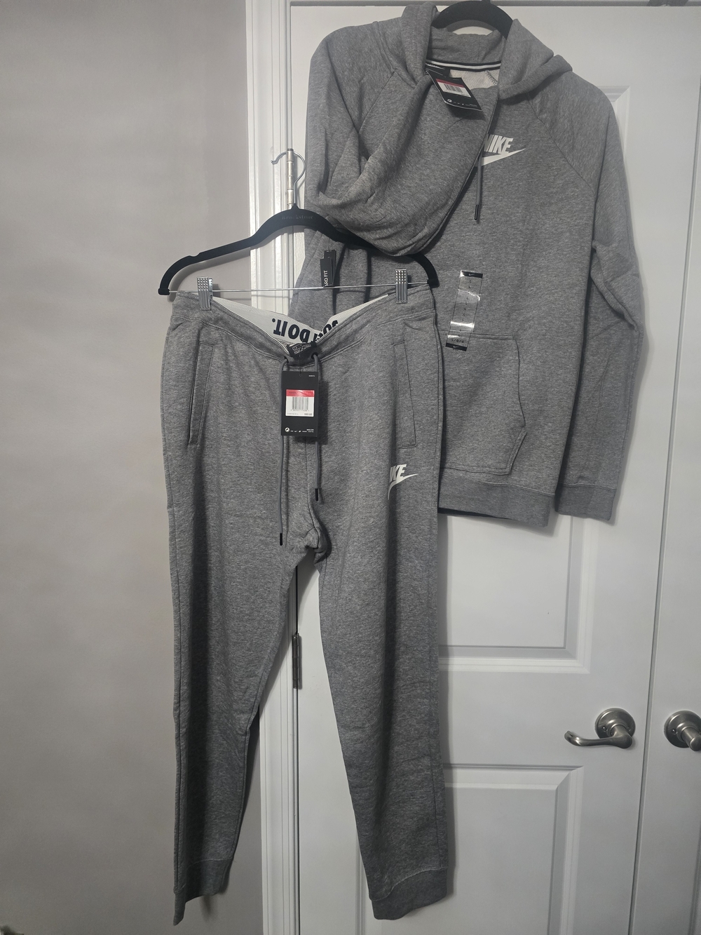 Nike Women's Gray Hoodie & Jogger Set